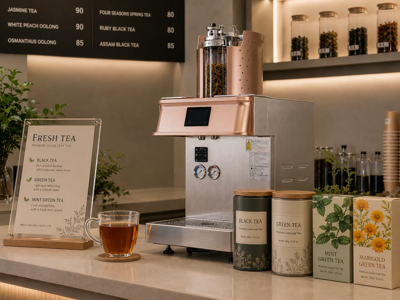 B6-Smart B6-Smart Semi-Auto Smart Bulk Tea Brewing Machine