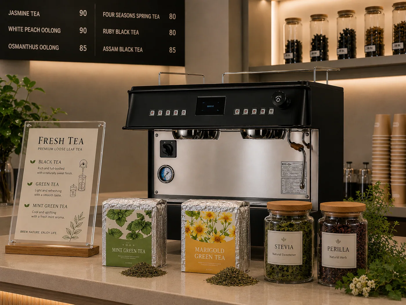 R2T-Smart R2T-Smart Touchscreen Two Group Teapresso Machine